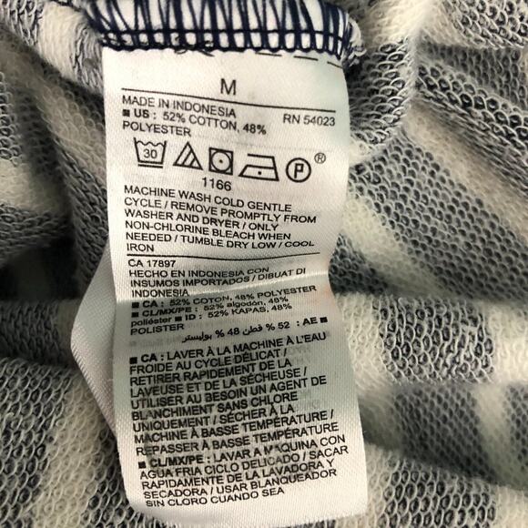 Old Navy Ruffled Sleeves Striped Sweater Size Medium - Picture 12 of 13